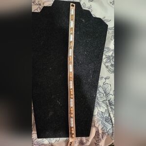 Stella & Dot Gold and White Luxe Bracelet